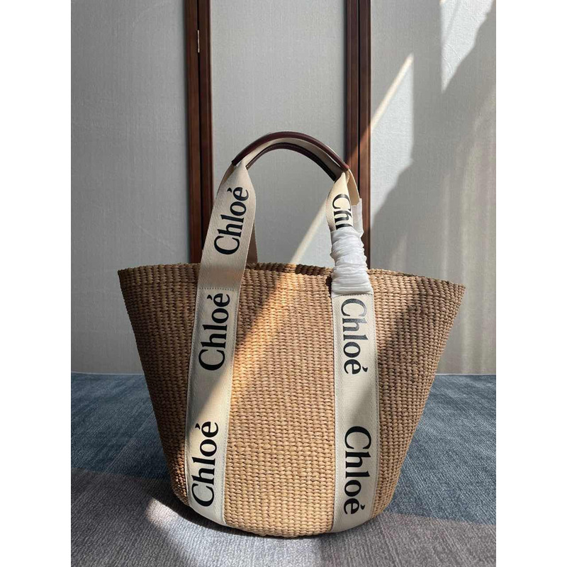 Chloe Large Woody Basket Tote