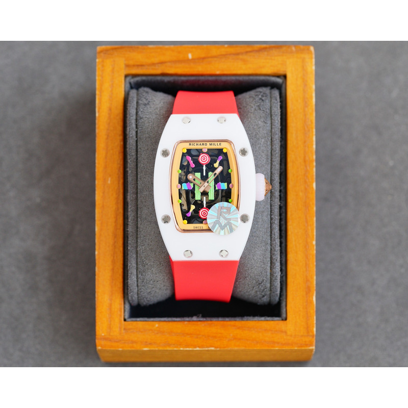 Richard Mille – Red Strap White Case