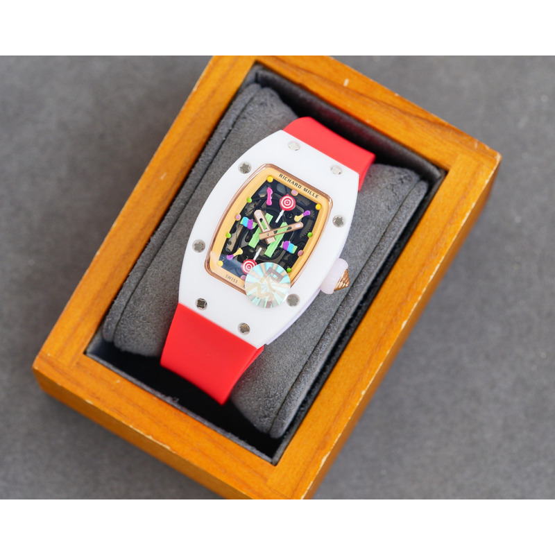 Richard Mille – Red Strap White Case