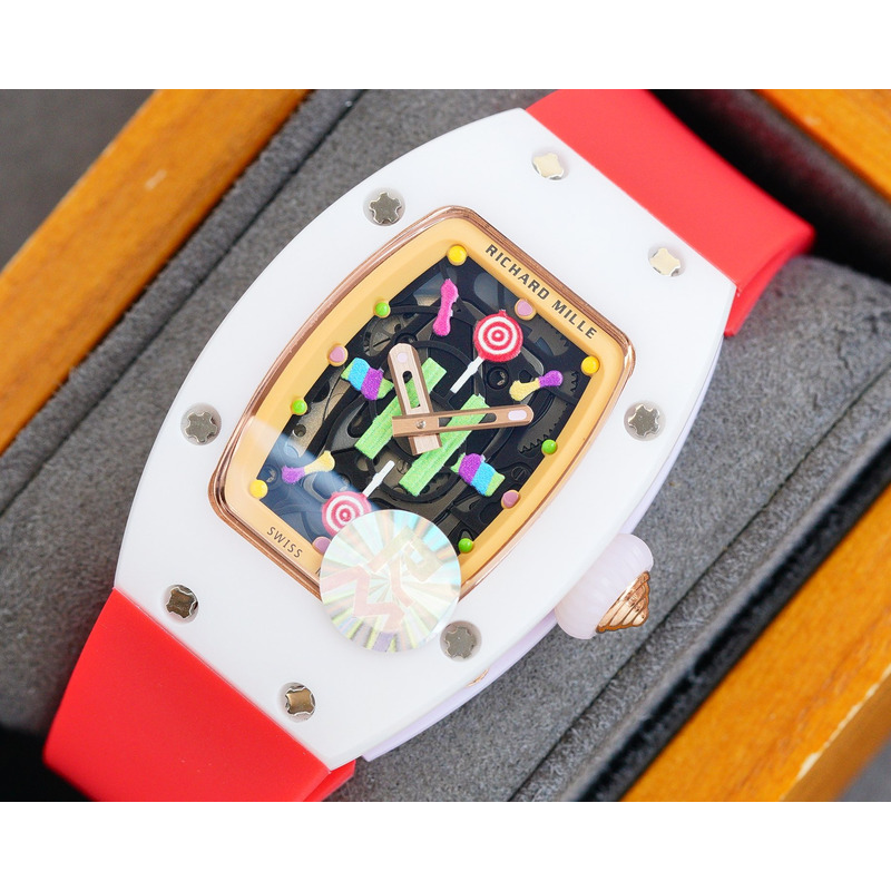 Richard Mille – Red Strap White Case