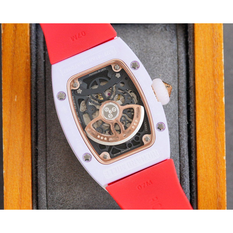 Richard Mille – Red Strap White Case