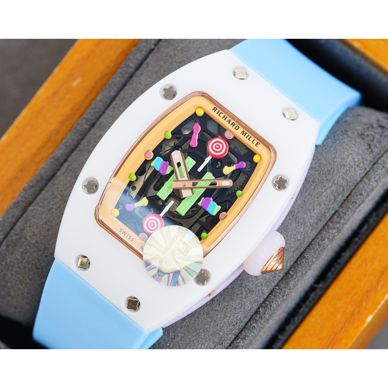 Richard Mille – Blue Strap White Case