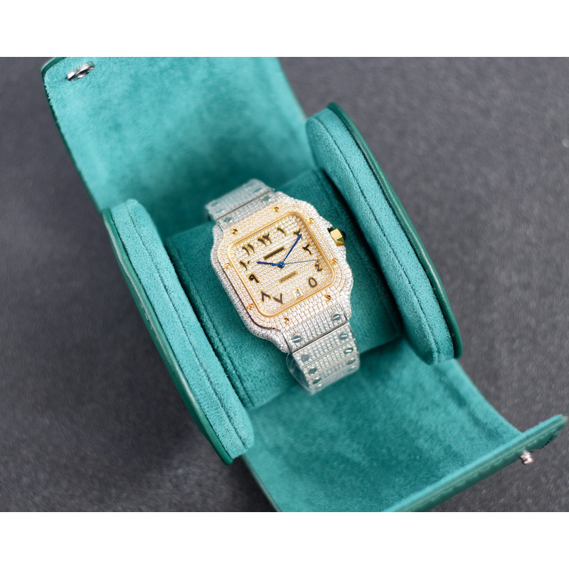 Cartier Santos De Cartier Diamonds Watches