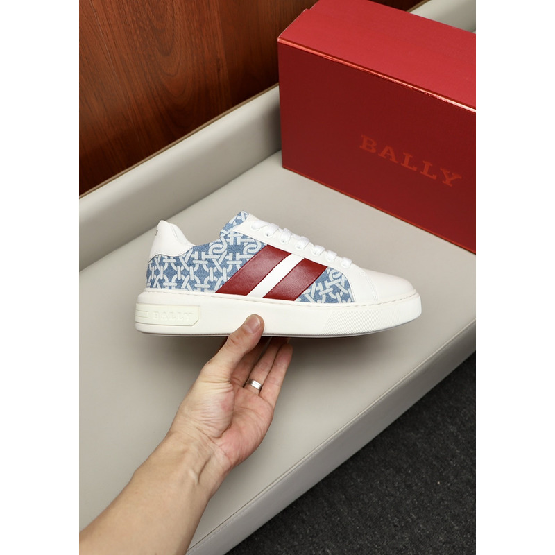 Bally Wiky low-top Sneaker White & Red