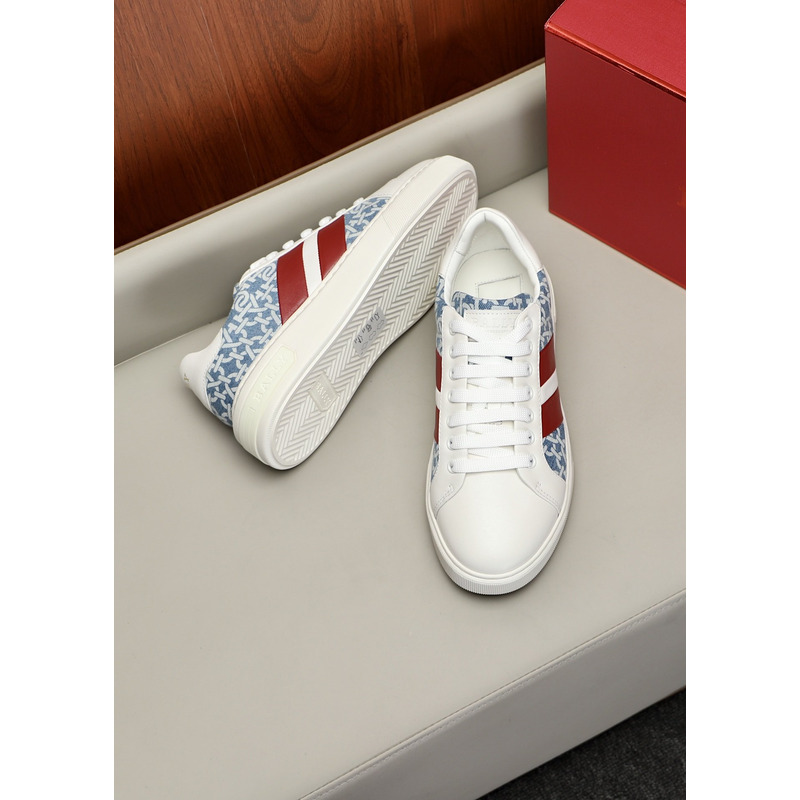 Bally Wiky low-top Sneaker White & Red