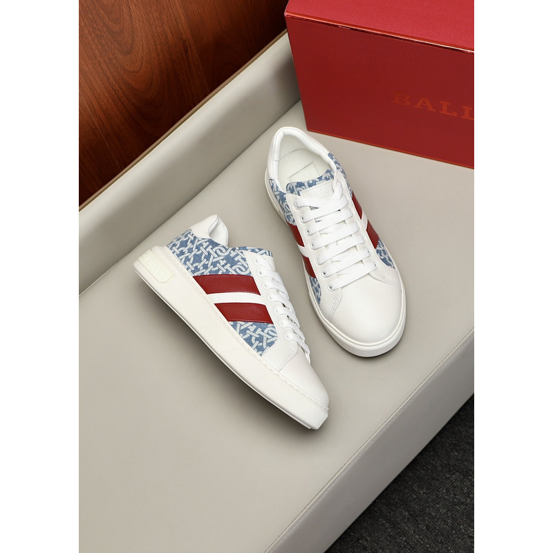 Bally Wiky low-top Sneaker White & Red