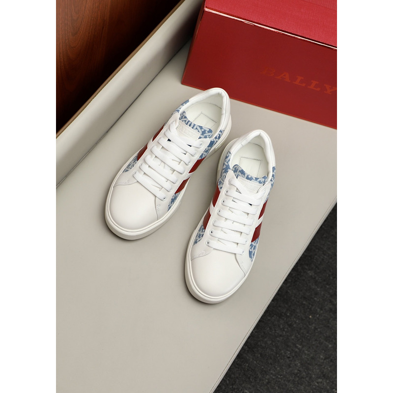 Bally Wiky low-top Sneaker White & Red