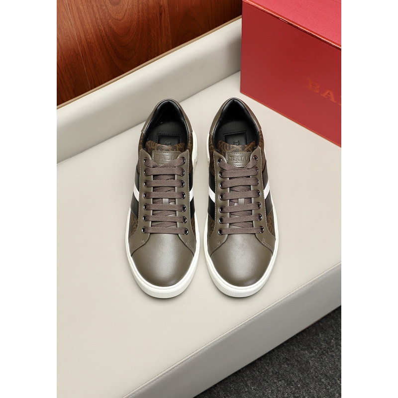 Bally Wiky low-top Sneaker Olive & Black