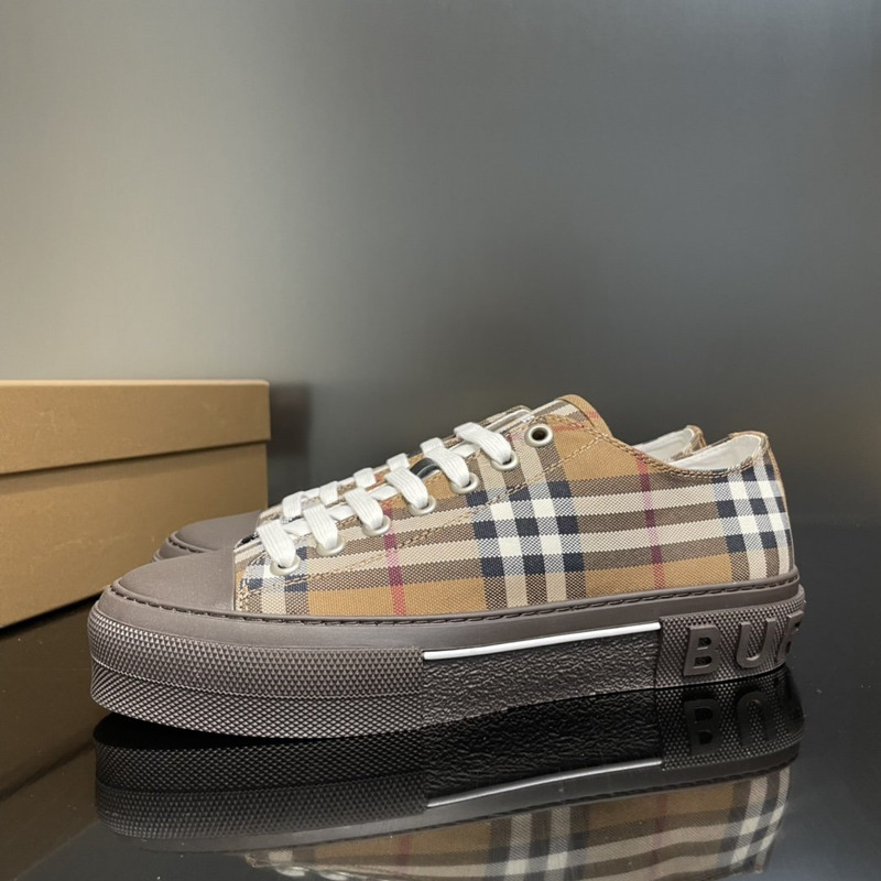 B**rry vintage check canvas sneakers birch brown