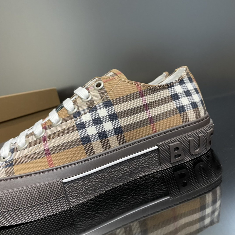 B**rry vintage check canvas sneakers birch brown