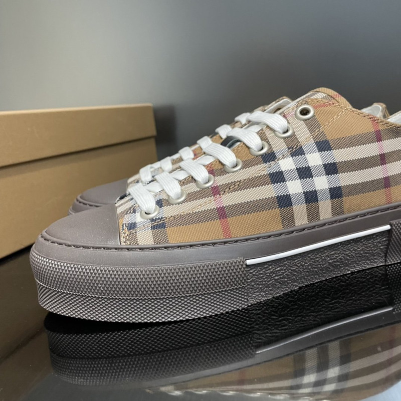 B**rry vintage check canvas sneakers birch brown