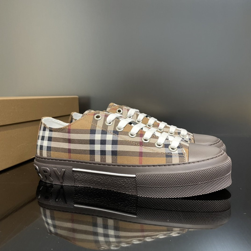 B**rry vintage check canvas sneakers birch brown