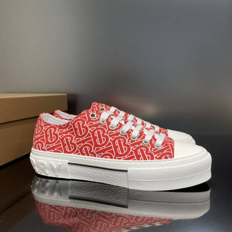 B**rry tb monogram sneakers red