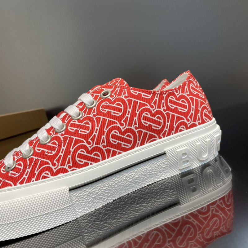 B**rry tb monogram sneakers red