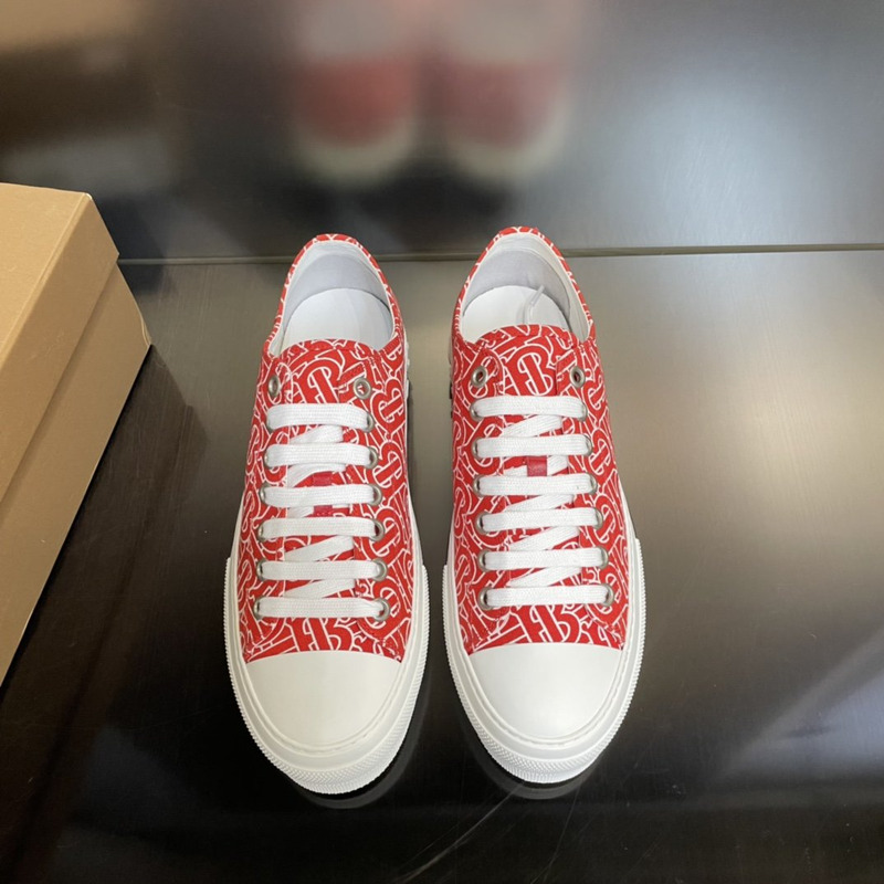 B**rry tb monogram sneakers red