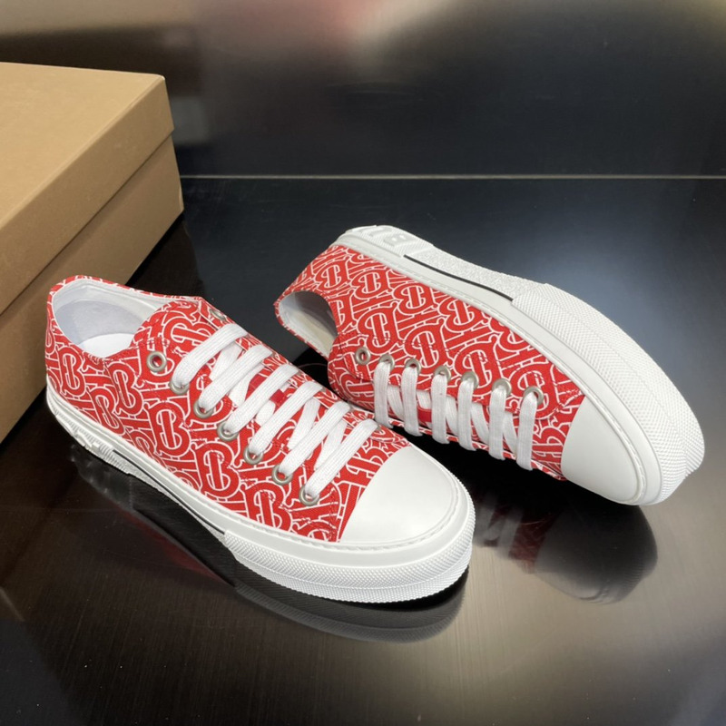 B**rry tb monogram sneakers red