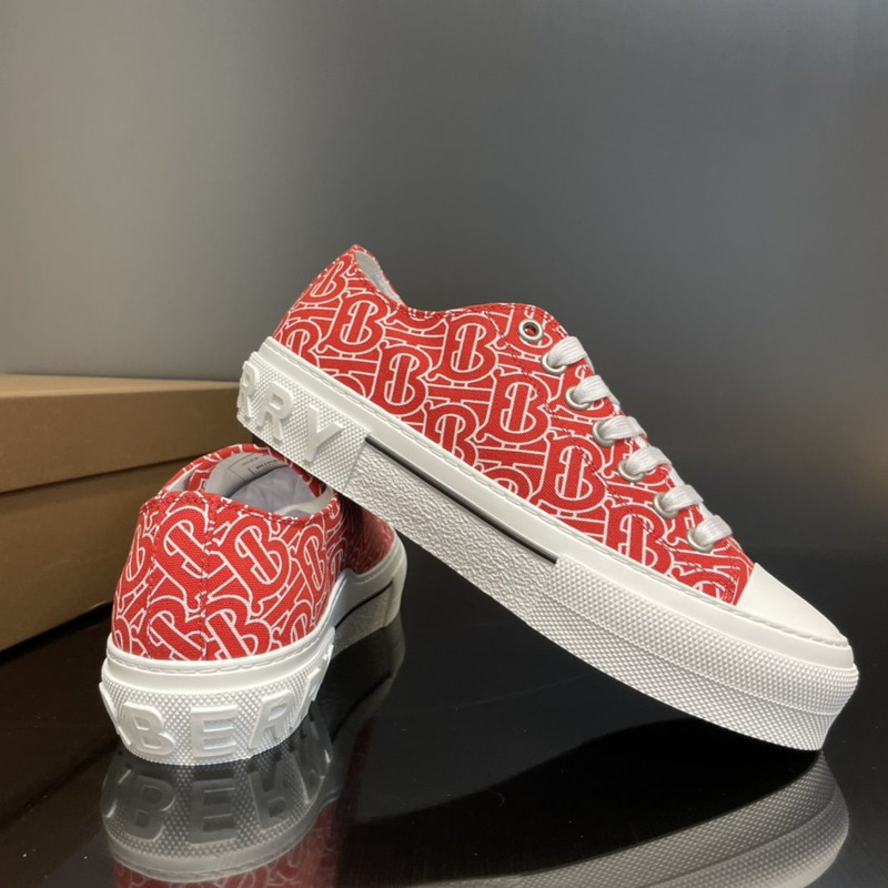 B**rry tb monogram sneakers red