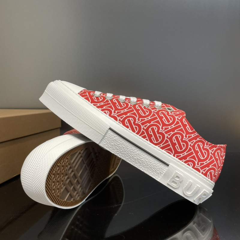 B**rry tb monogram sneakers red