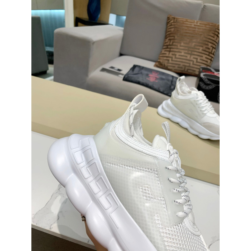 Versace Chain Reaction Sneakers White