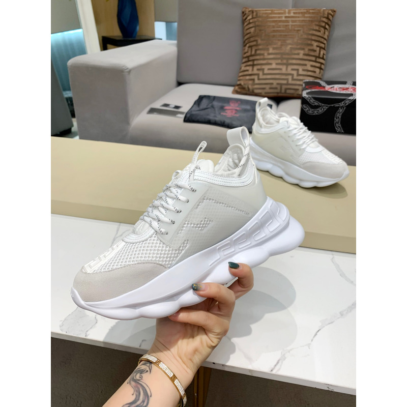 Versace Chain Reaction Sneakers White