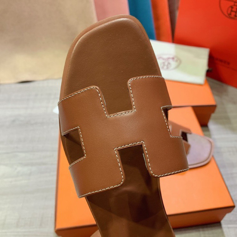 H**mes oran sandal gold brown