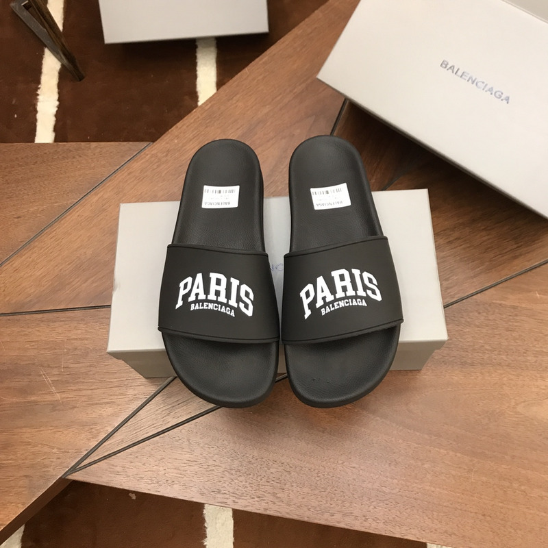 Ba*len*cia*ga paris pool slides black