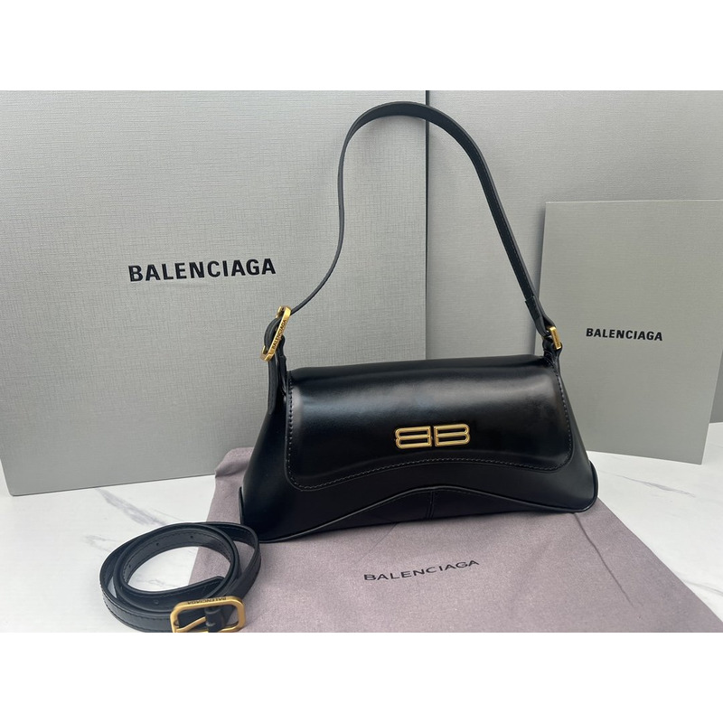 Ba*len*cia*ga flap bag black