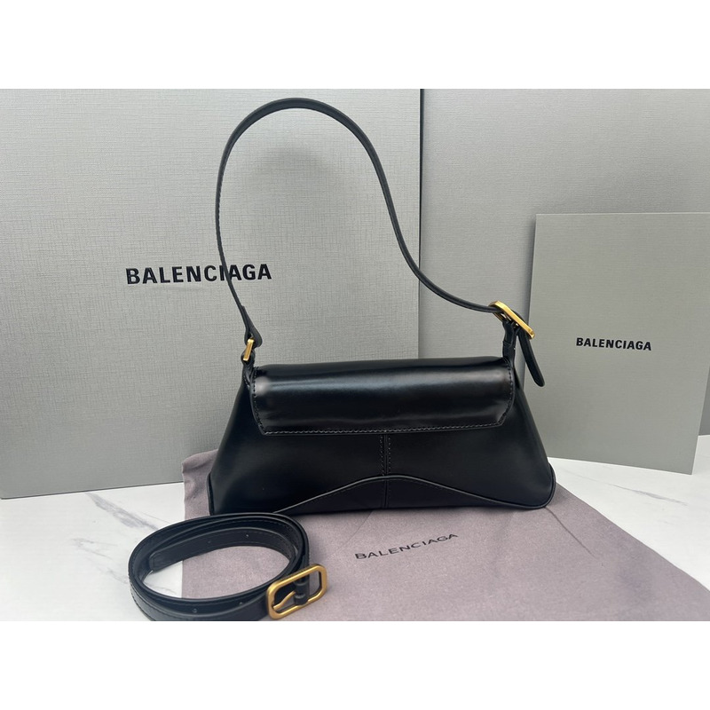 Ba*len*cia*ga flap bag black