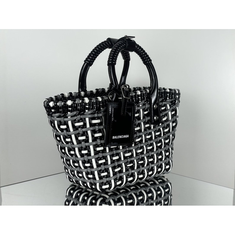 Ba*len*cia*ga xs bistro tote bag black and white