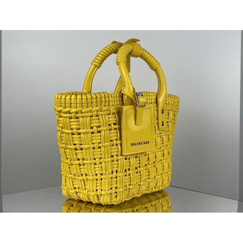 Ba*len*cia*ga xs bistro tote bag yellow