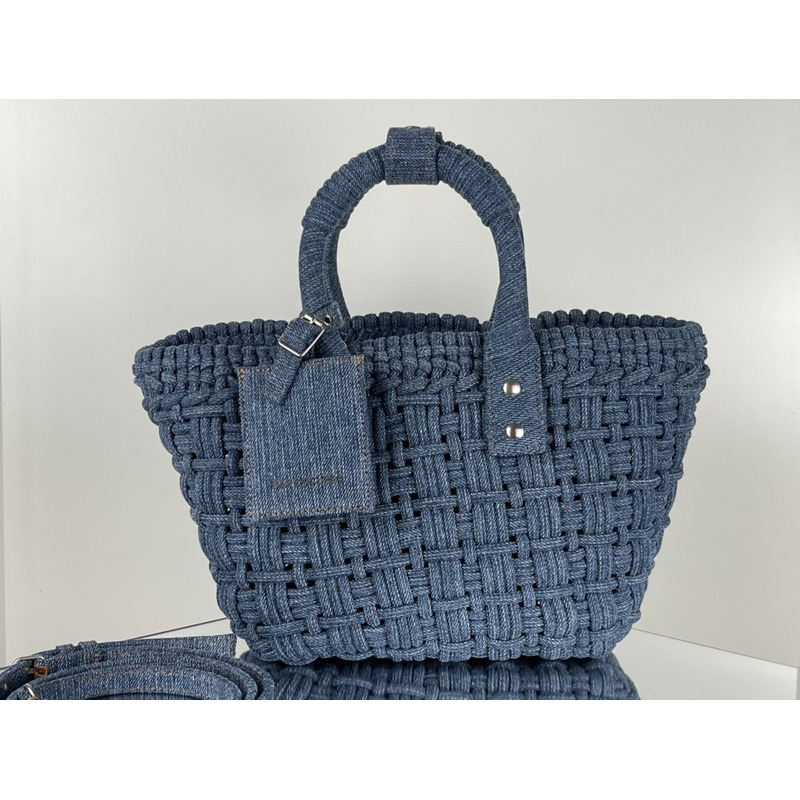 Ba*len*cia*ga bistro tote bag blue