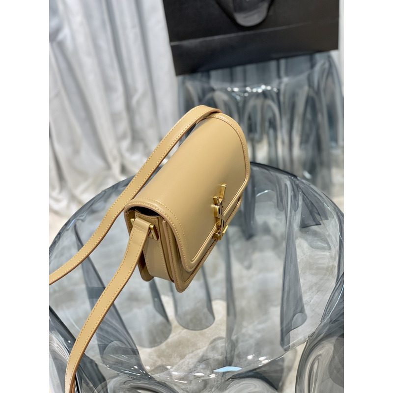 Saint Laurent Solferino Box Shouler Bag Khaki