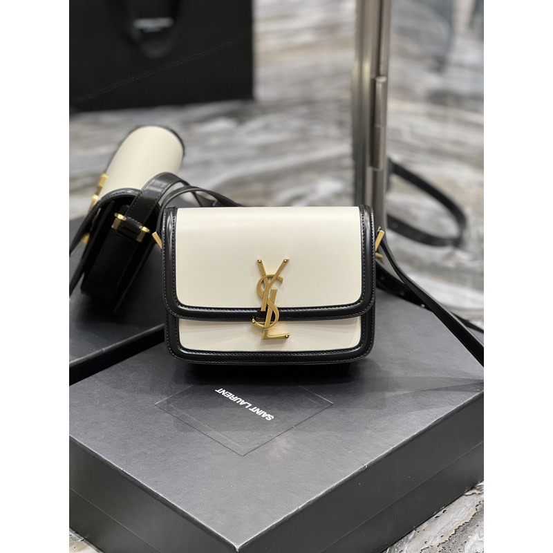 Saint Laurent S Solferino logo Shoulder Bag Black