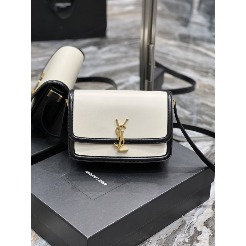 Saint Laurent Solferino logo Shoulder Bag Black