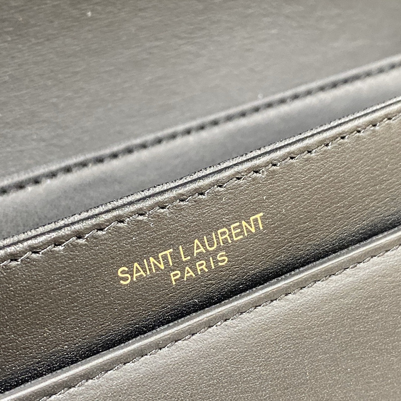 Saint Laurent M Solferino Box Shouler Bag Black