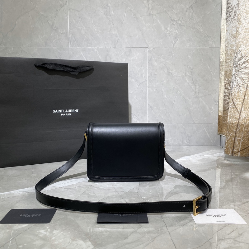 Saint Laurent L Solferino Box Shouler Bag Black