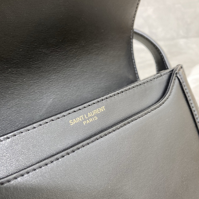 Saint Laurent L Solferino Box Shouler Bag Black