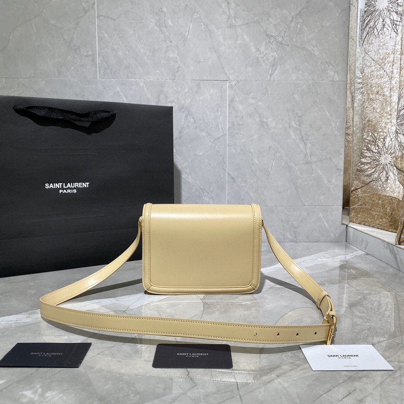 Saint Laurent S Solferino Box Shouler Bag Yellow