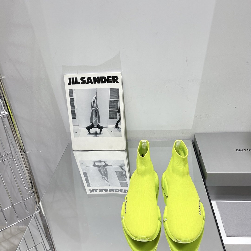 Ba*len*cia*ga speed 2.0  knit sneaker neon yellow