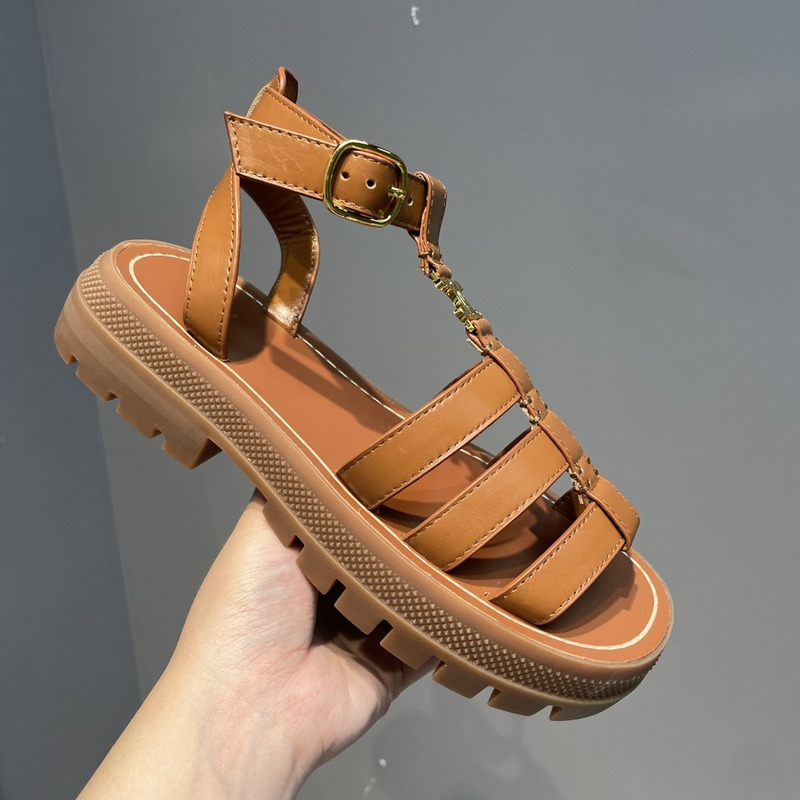 Ce**e clea triomphe gladiator chunky sandals cinnamon