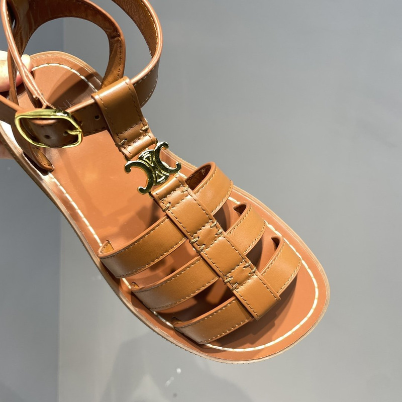 Ce**e clea triomphe gladiator chunky sandals cinnamon