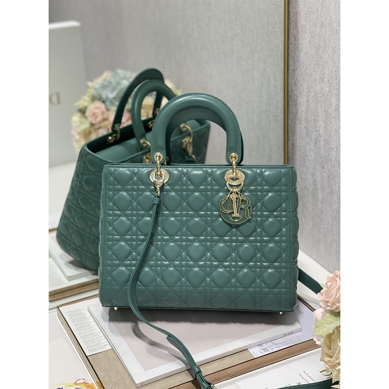 lady D*or my abcD*or handbag green 32×12×24cm