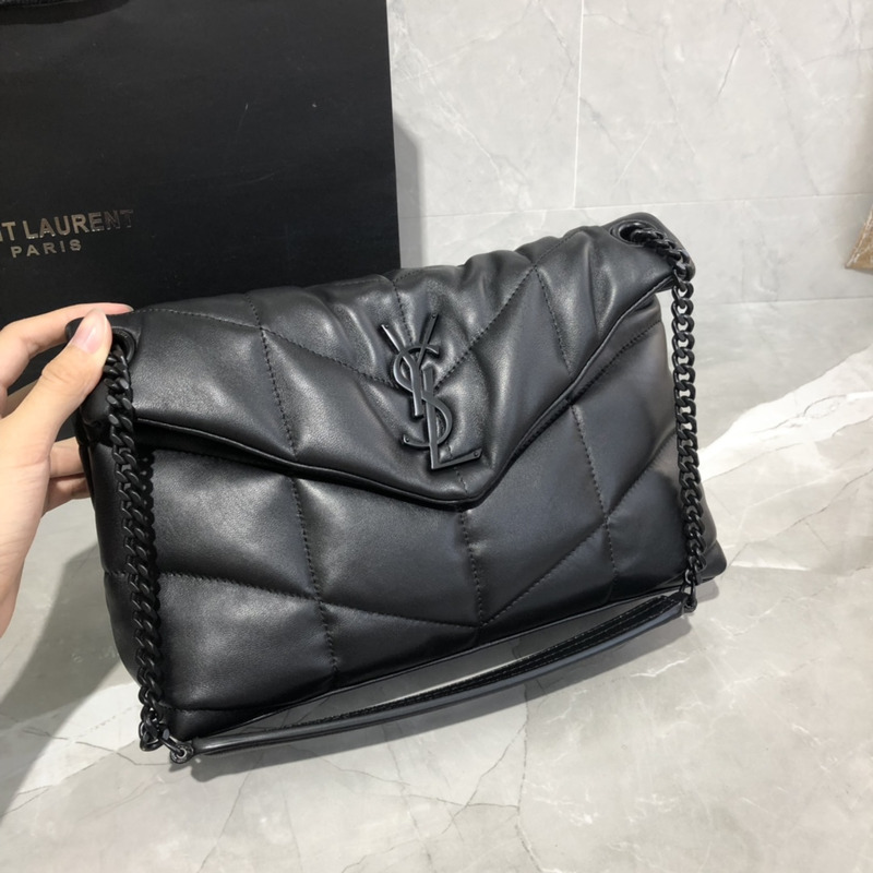 Saint Laurent Loulou Shoulder Bag All Black