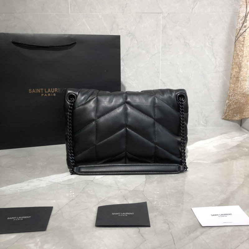 Saint Laurent Loulou Shoulder Bag All Black