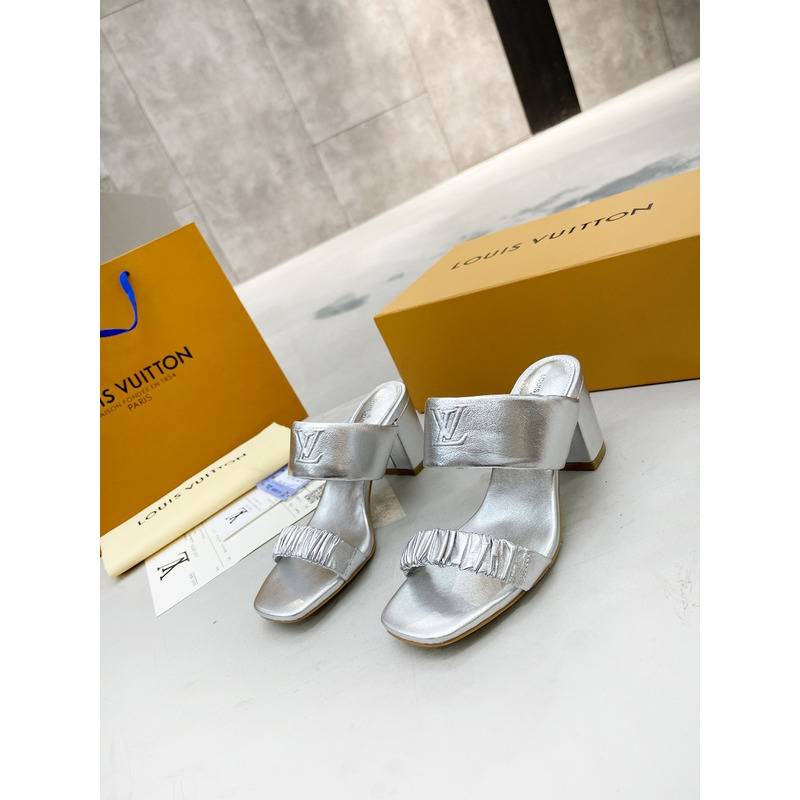 l**is V*t*n open toe mules silver