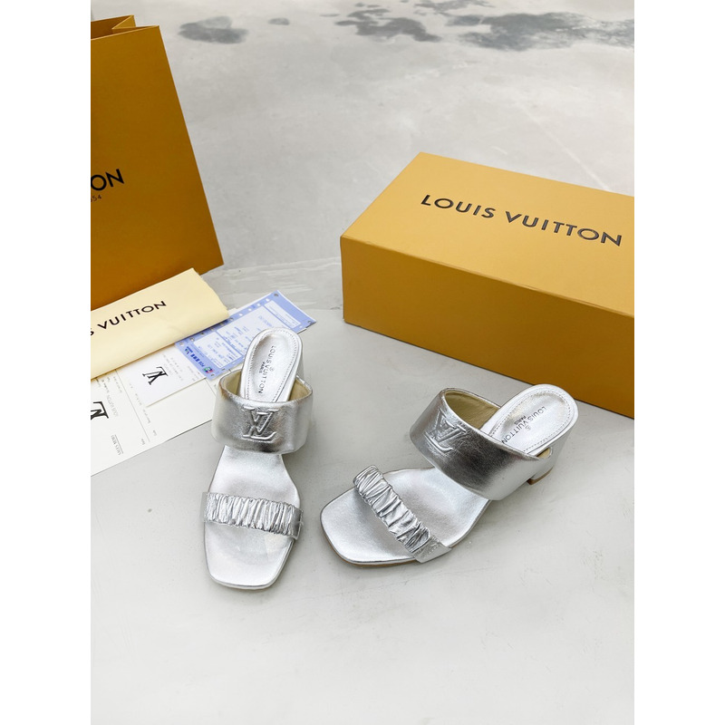 l**is V*t*n open toe mules silver