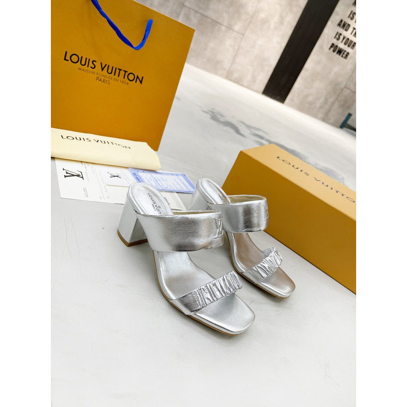 l**is V*t*n open toe mules silver