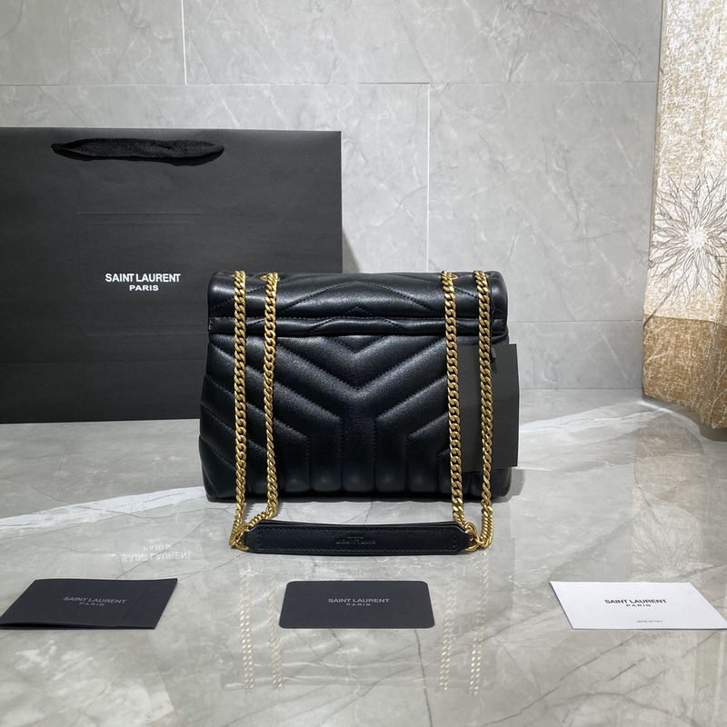 Saint Laurent Loulou Shoulder Bag Black