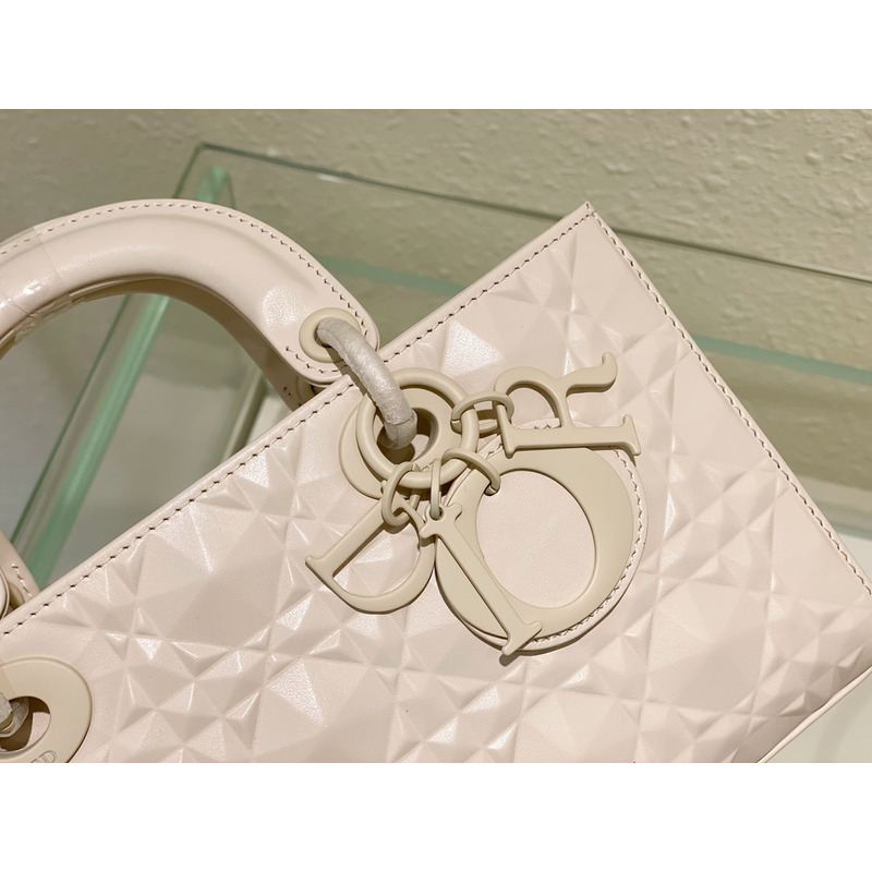 D*or lady d-joy handbag white