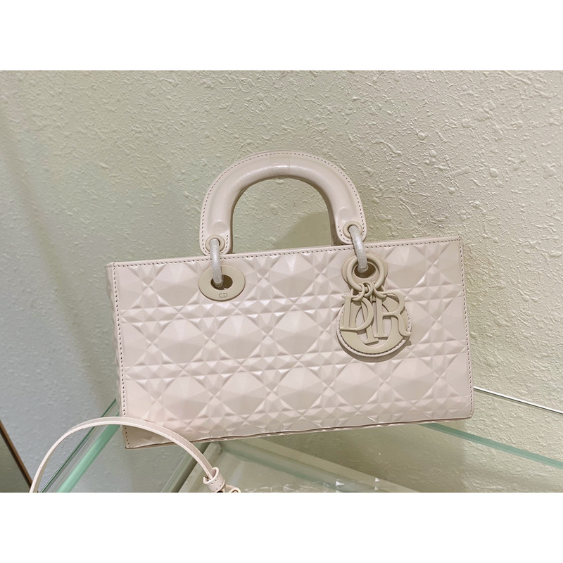 D*or lady d-joy handbag white